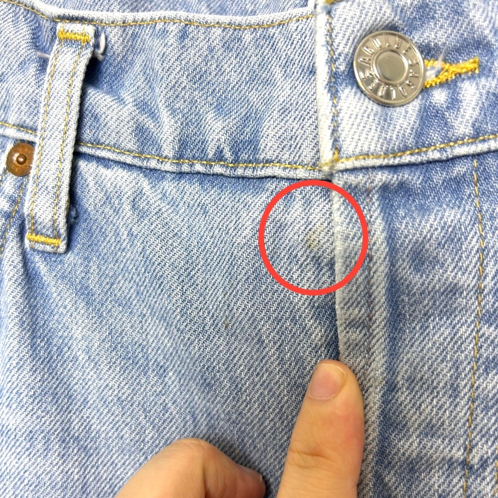 AGOLDE Jeans Womens 29 Jamie High Rise Distressed Light‎ Wash classic raw hem - Picture 8 of 12